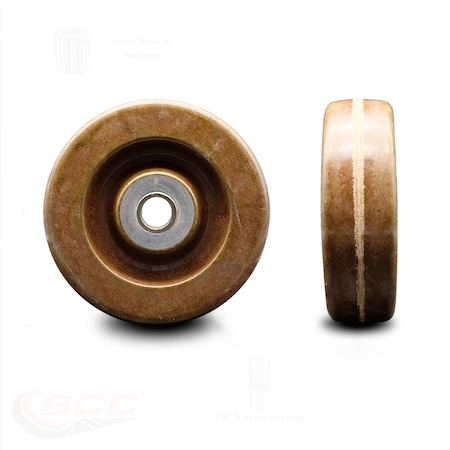 Service Caster SCC - 6" High Temp Phenolic Wheel Only w/Roller Bearing- 1/2" Bore-1200 lbs Cpty SCC-PHRHT620